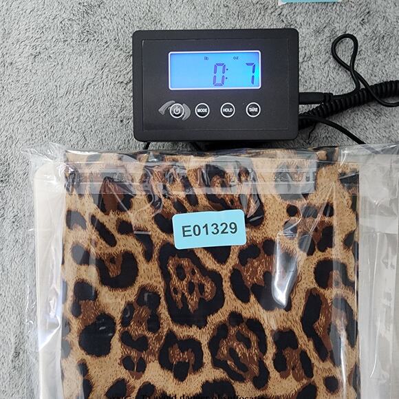 Vintage 90s Newport News Skirt Size 4 Brown Cheetah High Waist Pencil Pinup Vamp - Picture 7 of 7